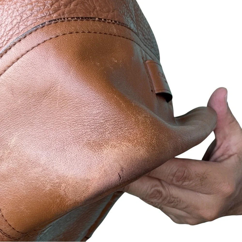 Brown Leather Men's Bag - Picture 8 of 13